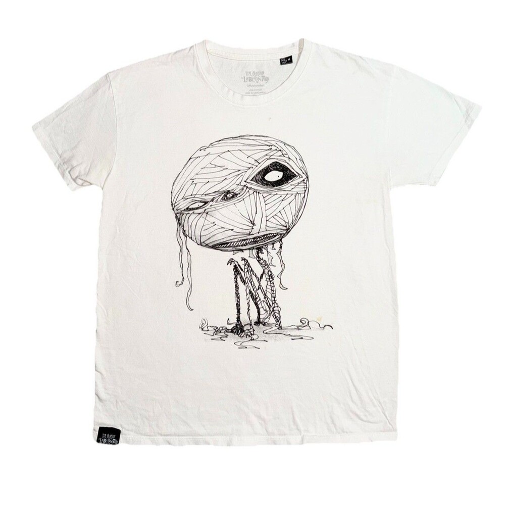 Tim Burton El Laberinto Oyster Mummy Boy T-Shirt Medium *See Pix*